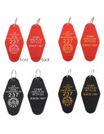 Plastic Motel Key Tag