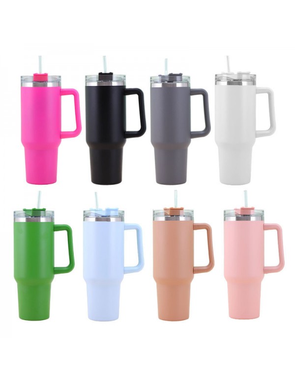 1000ML Tumbler with Lid and Straw